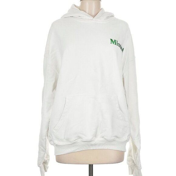Minted New York Run Club Hoodie White Green Medium - Picture 2 of 6
